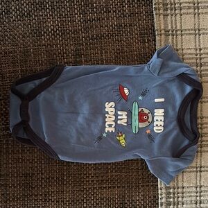 Blue Space-Themed Kids One Piece